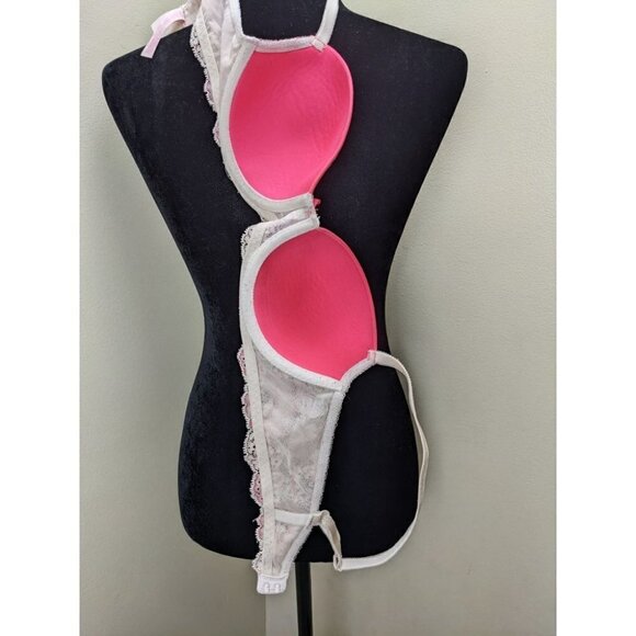 VICTORIA'S SECRET Dream Angels Lined-Demi/Demi-Buste Double Bra 34C - Picture 8 of 8